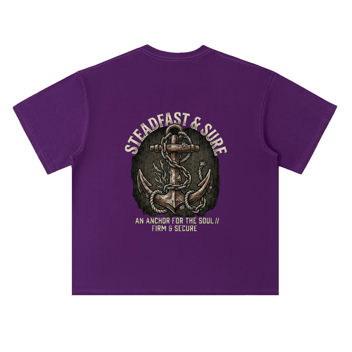Heavyweight Drop Shoulder Cotton T-Shirt