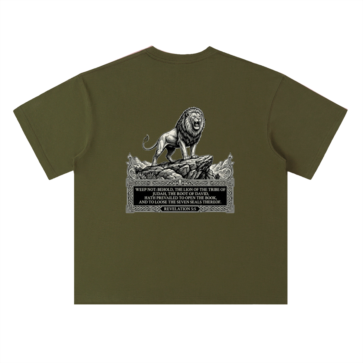 Heavyweight Drop Shoulder Cotton T-Shirt