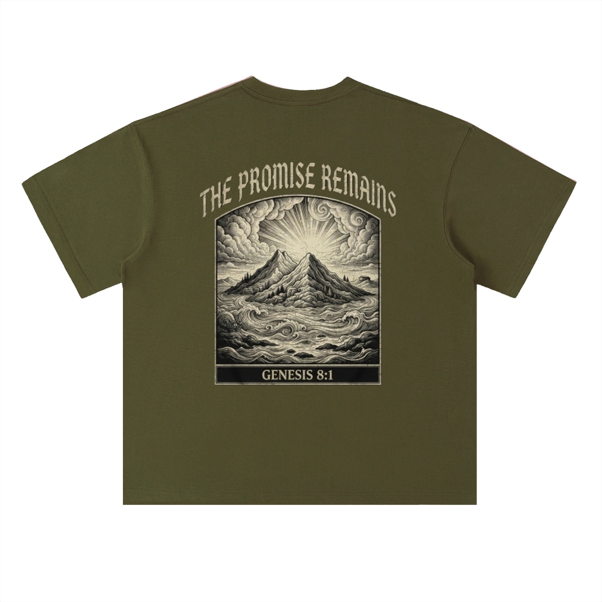 Heavyweight Drop Shoulder Cotton T-Shirt