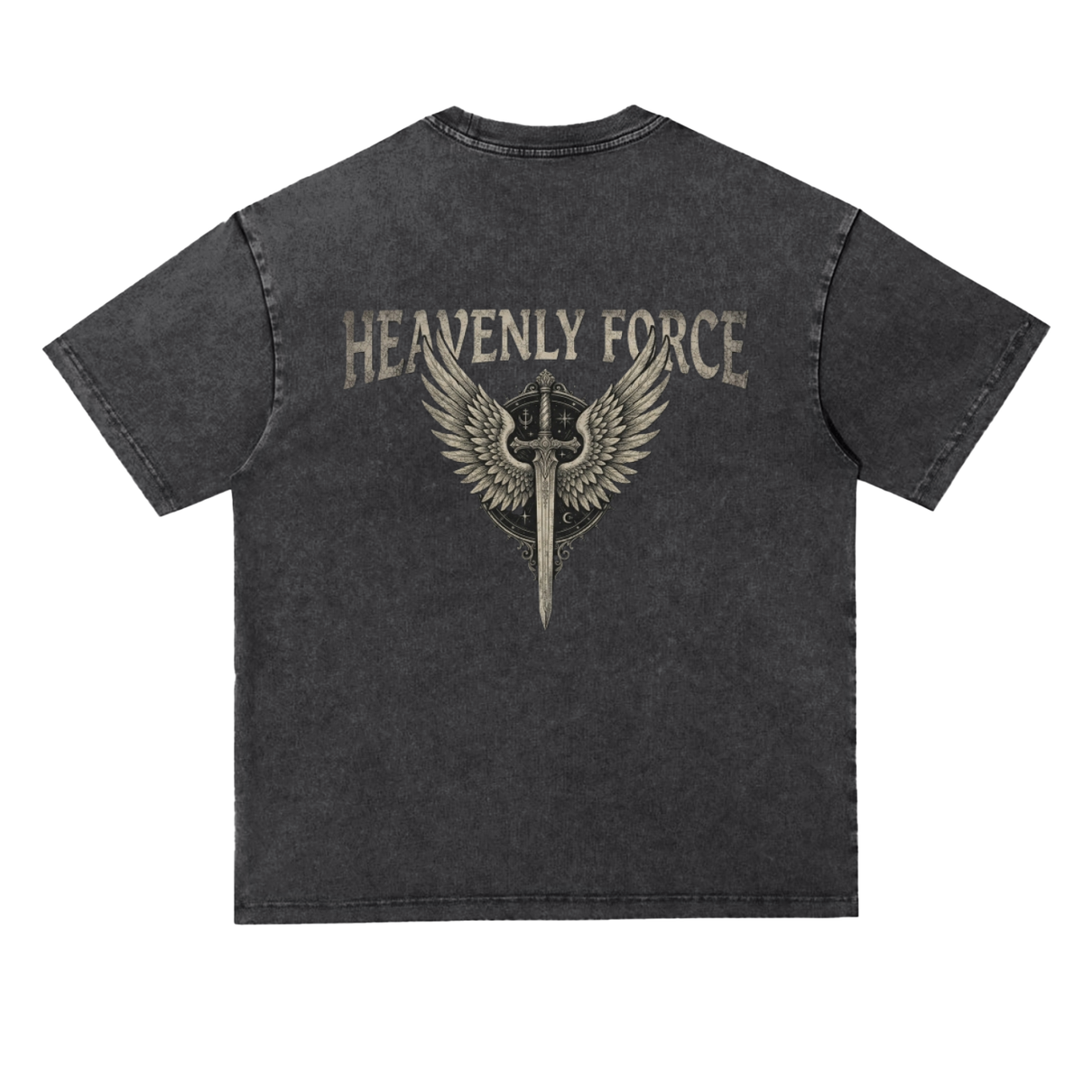 Snow Washed Heavyweight Oversize T-Shirt