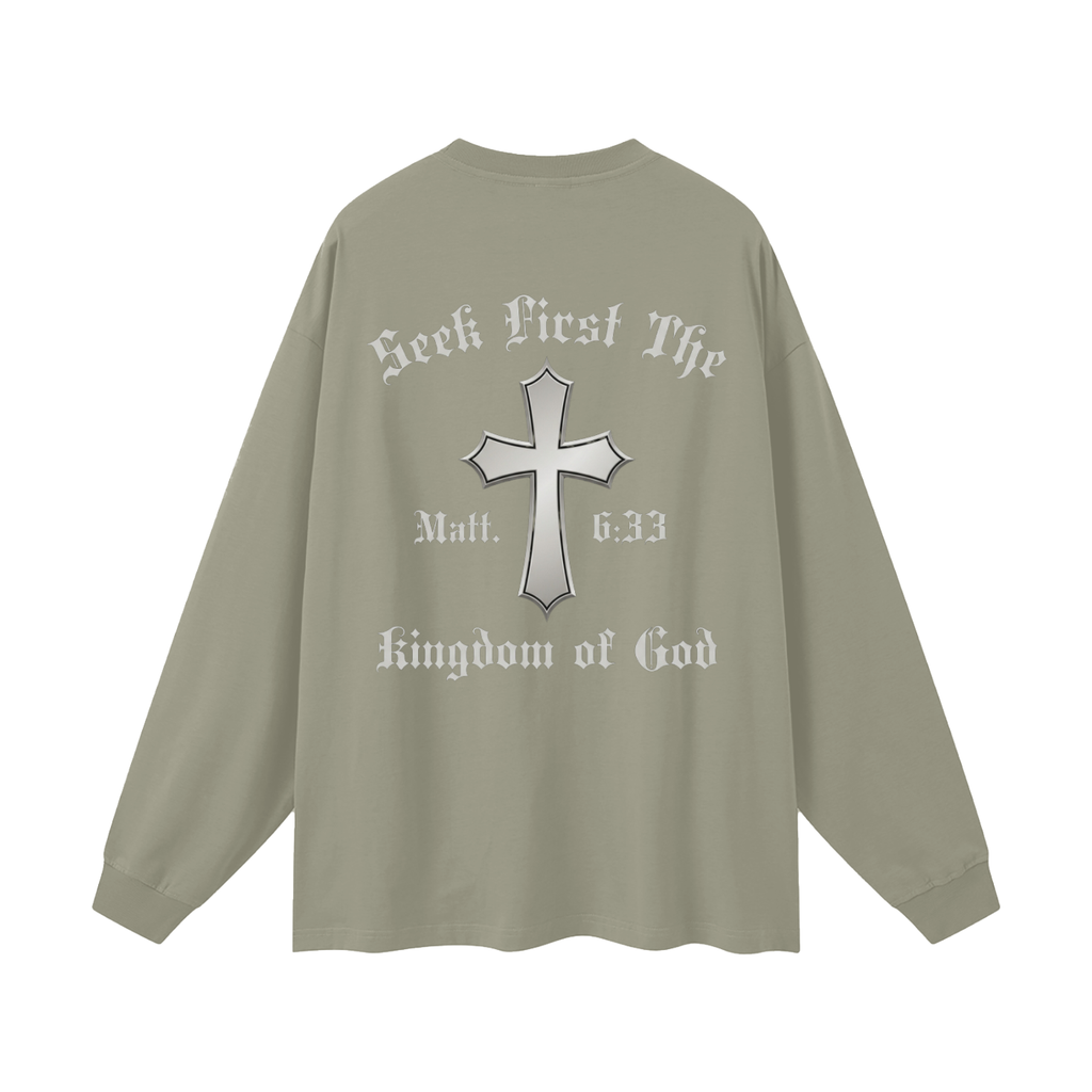 Oversized Unisex Long Sleeve T-Shirt