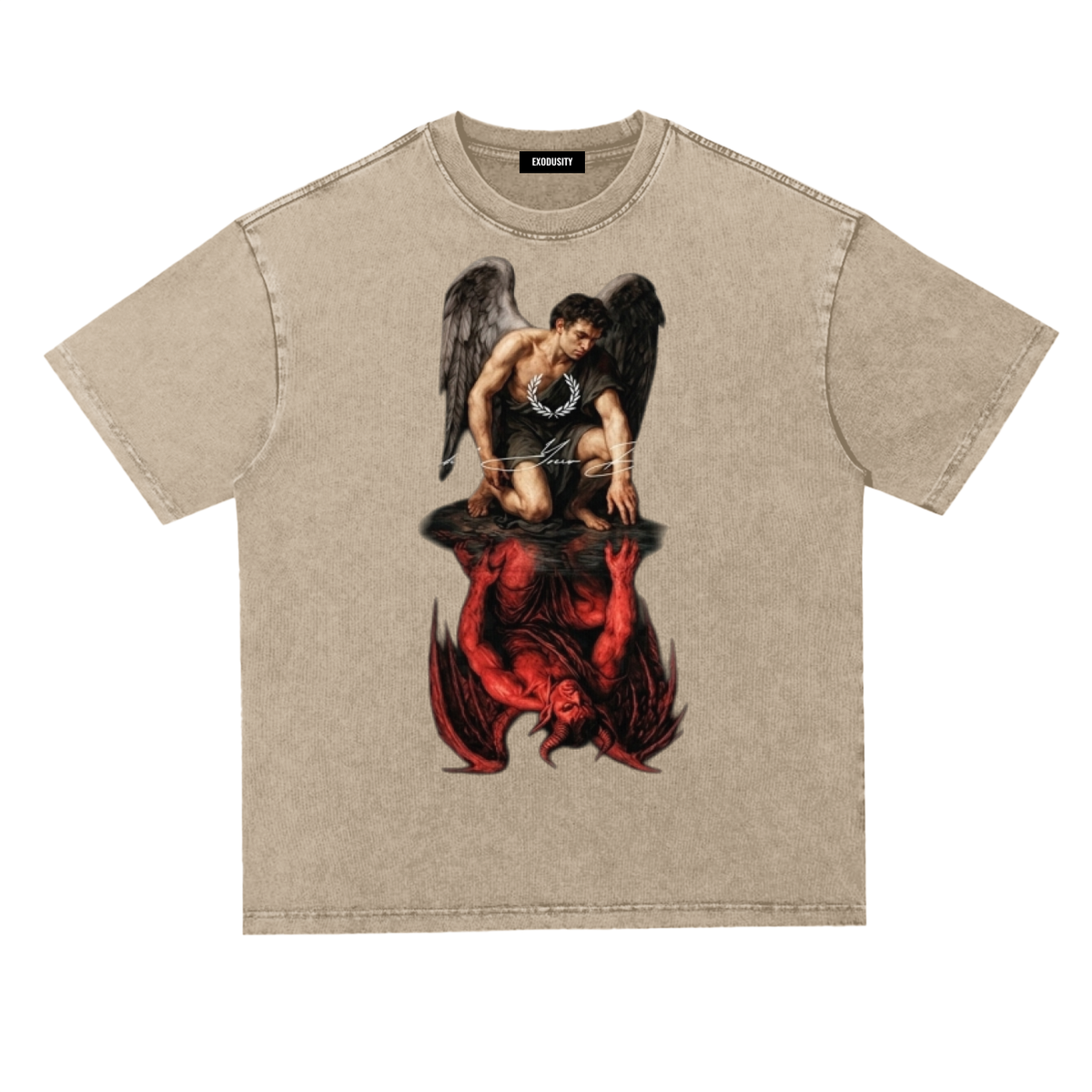 Snow Washed Heavyweight Oversize T-Shirt