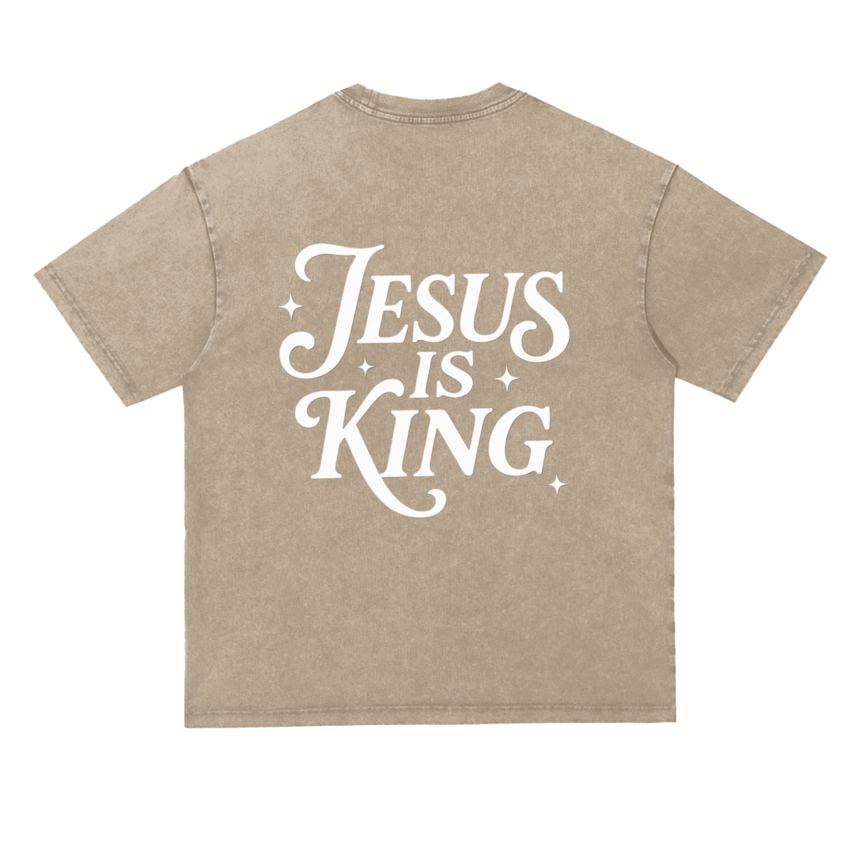 Snow Washed Heavyweight Oversize T-Shirt