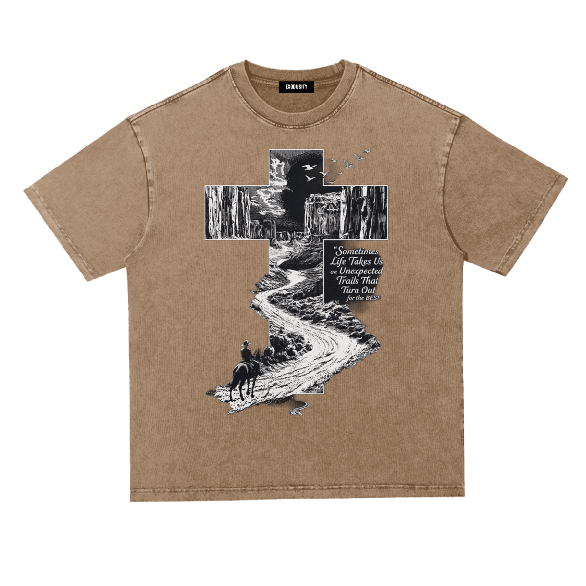Snow Washed Heavyweight Oversize T-Shirt