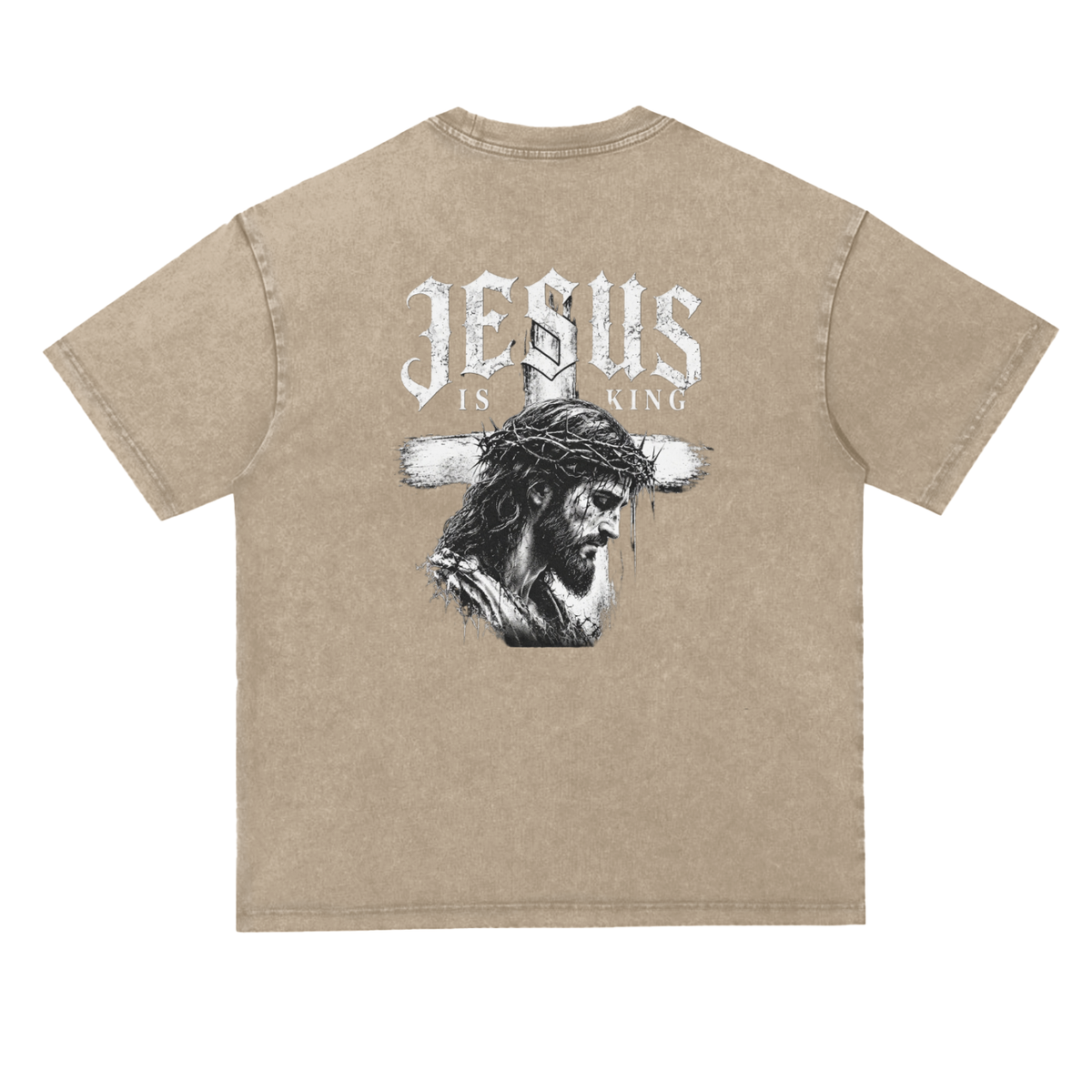 Snow Washed Heavyweight Oversize T-Shirt