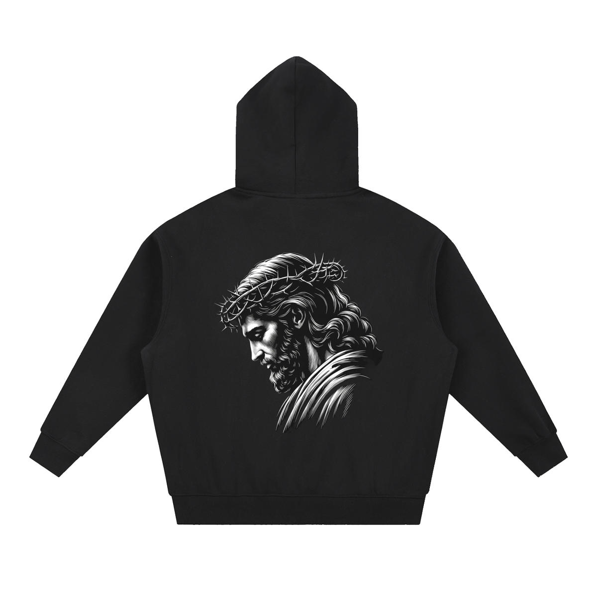 Essential Oversized Boxy Fit Fleece Hoodie