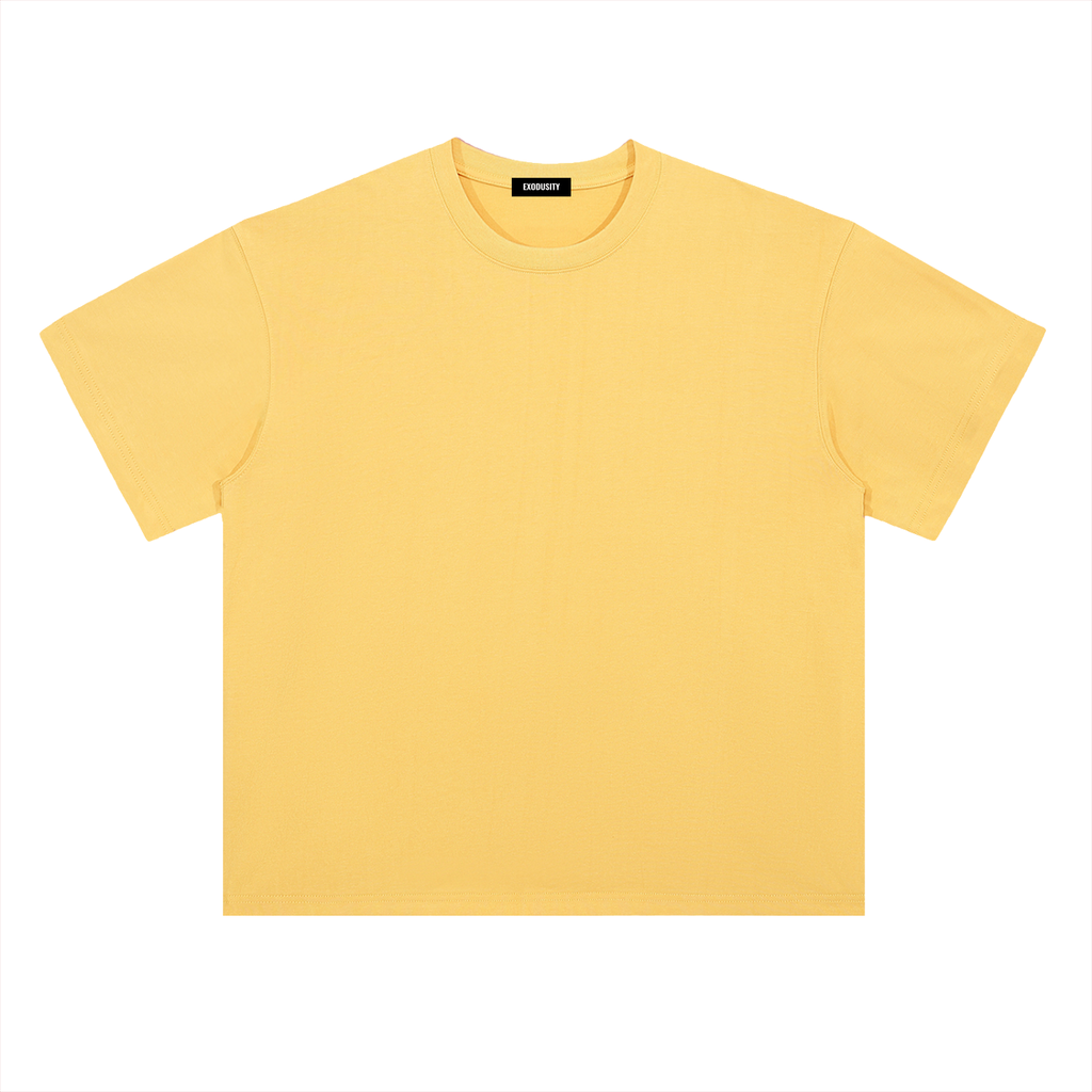 Heavyweight Drop Shoulder Cotton T-Shirt