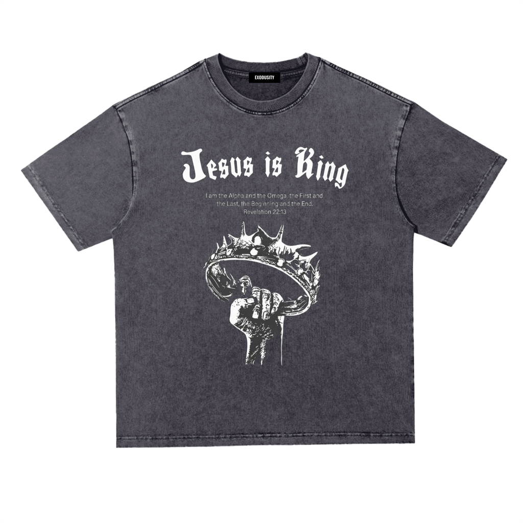 Snow Washed Heavyweight Oversize T-Shirt