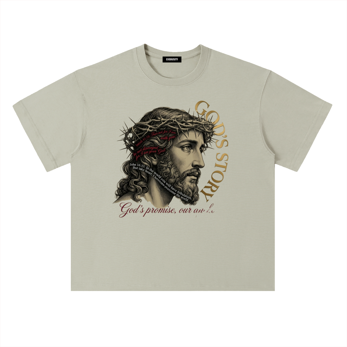 Heavyweight Drop Shoulder Cotton T-Shirt