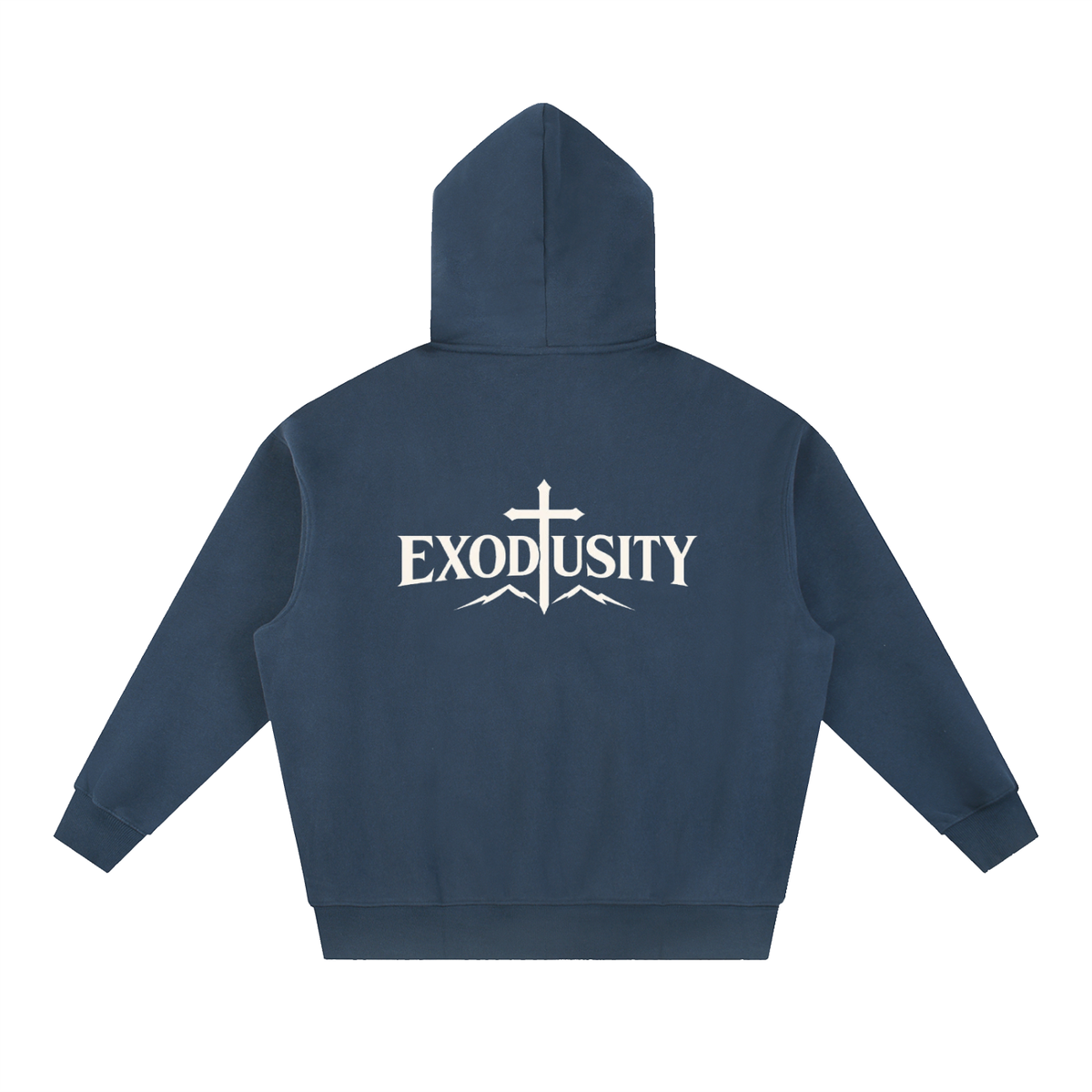 Essential Oversized Boxy Fit Fleece Hoodie