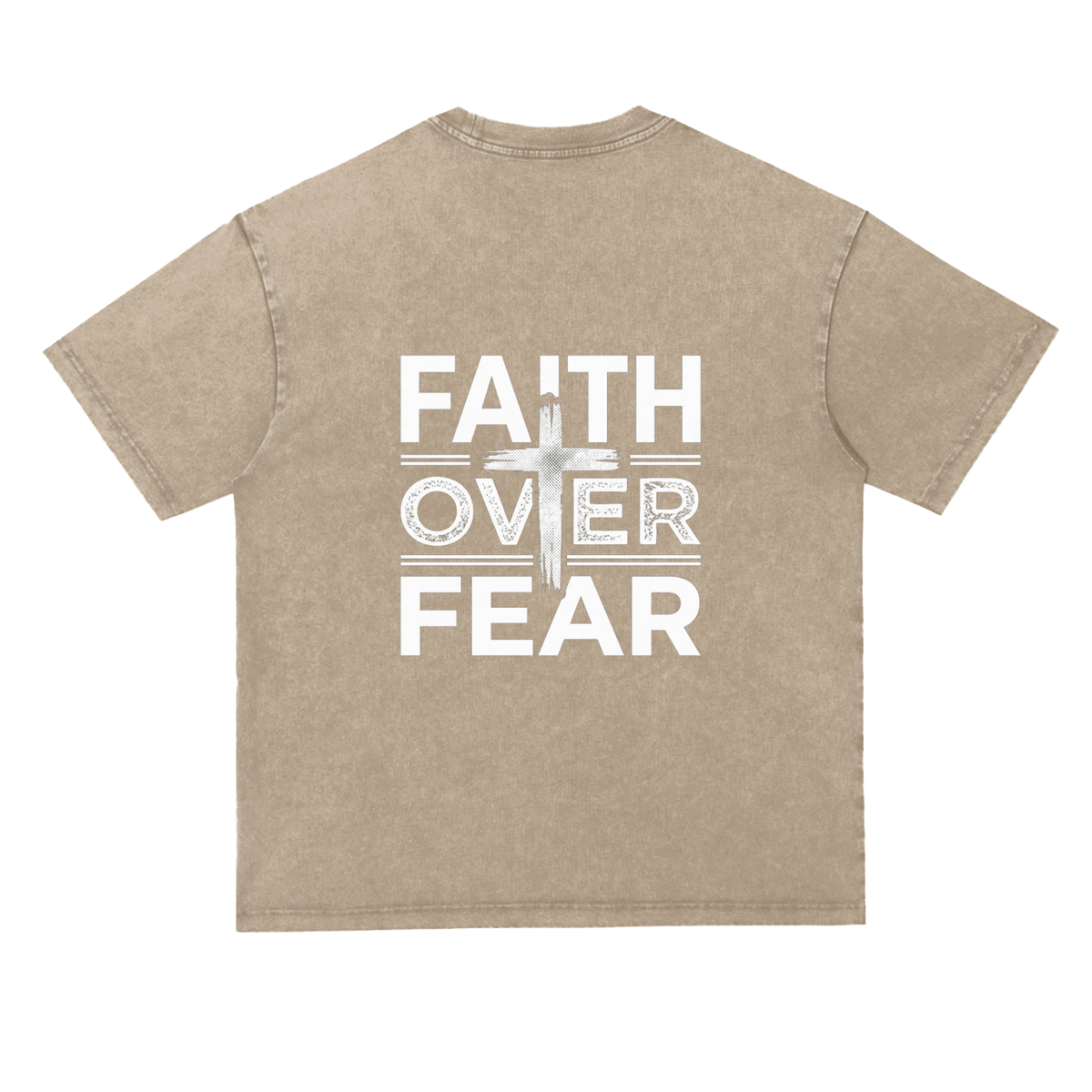 Snow Washed Heavyweight Oversize T-Shirt